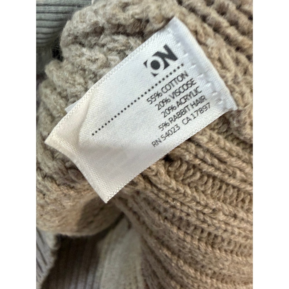 Vintage Old Navy Womens Cable Knit Sweater Cotton Blend Large y2k - Picture 5 of 6